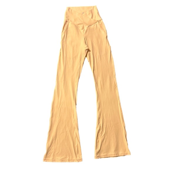 Sunzel Pants - Sunzel Peach Cross Waist Flared Leggings size XS